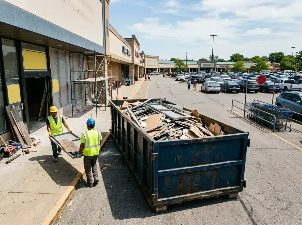 retail-store-renovation-debris-003 — frequently asked questions, Roll-off Dumpster Rentals in State Line, PA